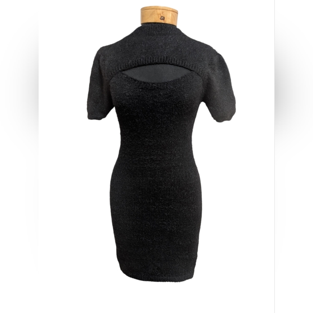 Urban Outfitters knit black mini dress, XS